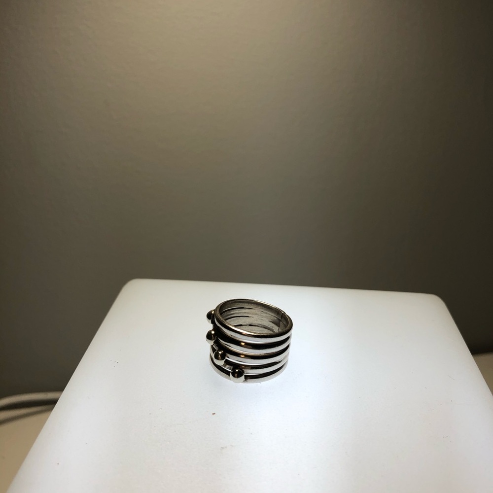 Silver ring Size 5 - Picture 4 of 6
